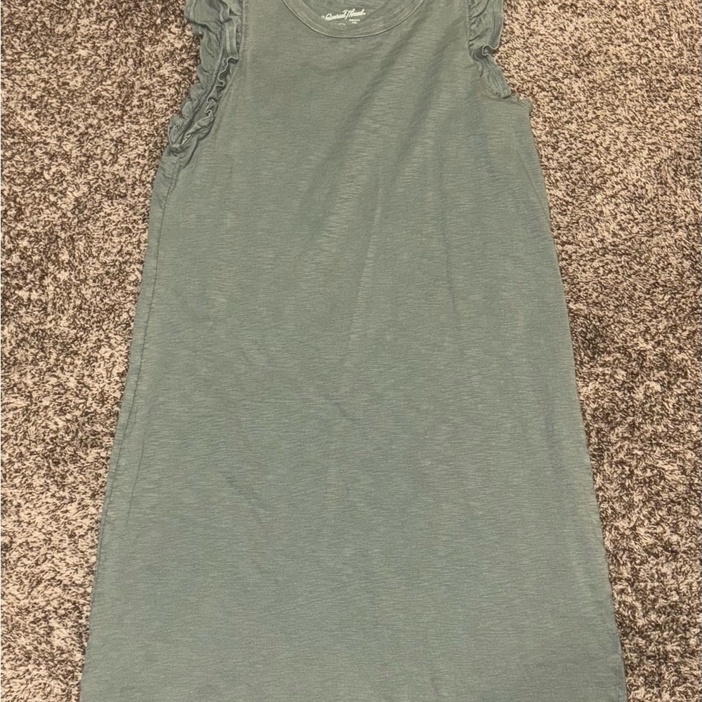 Universal Thread Green Ruffle Sleeve Dress